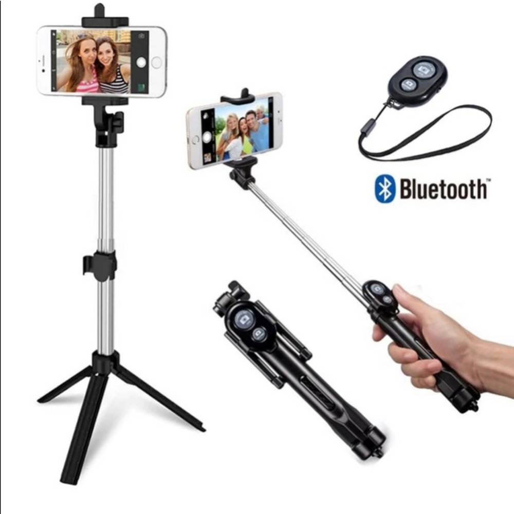 3/$50 Bluetooth Remote Control Selfie Stick